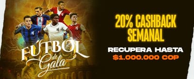 Cashback Semanal de Fútbol promotion